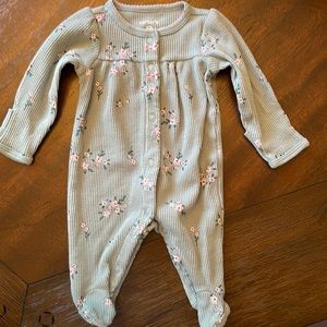 Carter's Delicate Floral Thermal Sleep & Play Pajamas